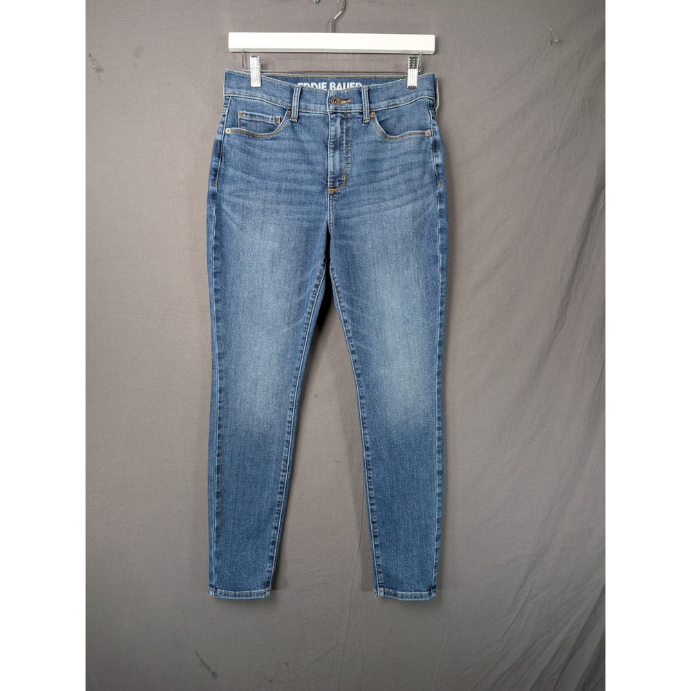 Eddie Bauer Womens Blue High Rise Skinny Denim Jeans Size 6